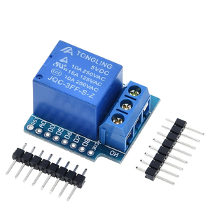 Modulo relè 5V 1 canale D1 Mini relè Trigger ESP8266 modulo schermatura scheda relè - Product Image 1