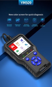 NCFKOS YM509 OBD2 Diagnose werkzeug für Elektroautos Mehrsprachiger Kunststoff-Kfz-Scanner Fehler codes löschen Motor OBD 2Code Reader - Product Image 3