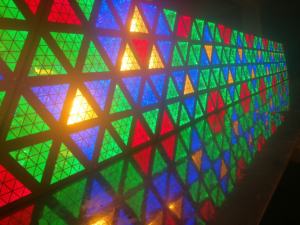 Lightingcosmos Pyramid Dj Lights RGBA <strong>Led</strong> Club Triangular Stage Light Retro Triangle <strong>Led</strong> Matrix Lamps - Product Image 4