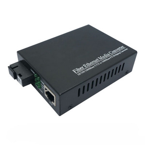 2023 Netlink 25KM A/B Fiber Optic Media Converter HTB 3100 Simplex 10/100/1000M RJ45/SC Connector for FTTH and WiFi <strong>Networks</strong> - Product Image 2