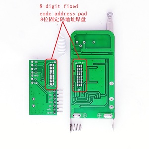 固定コードワイヤレスリモート433 mhz rf送信機および受信機モジュールリモートコントロールPCBカーリモートPCB 433 mhz rfモジュール - Product Image 3