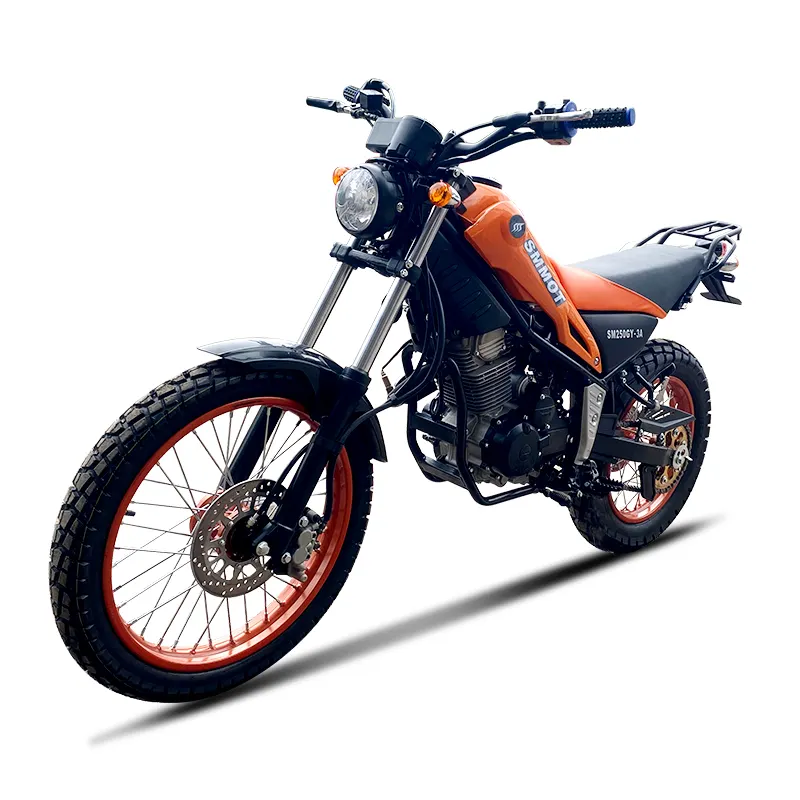 Motocicleta barato 250cc dirtbike ciclomotores para adulto