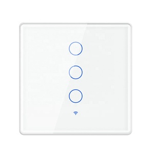 Ab/İngiltere standart Wifi Tuya zigbee homekit akıllı anahtar kablosuz APP dokunmatik cam panel duvar akıllı anahtar 1/2/3 Gang akıllı anahtar - Product Image 6
