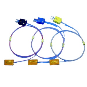Custom Patch Junta Tipo Folha Temperatura Tipo <span class=keywords><strong>K</strong></span> Auto-adesivo Termopar Conector <span class=keywords><strong>Sensor</strong></span> de Temperatura Rápida