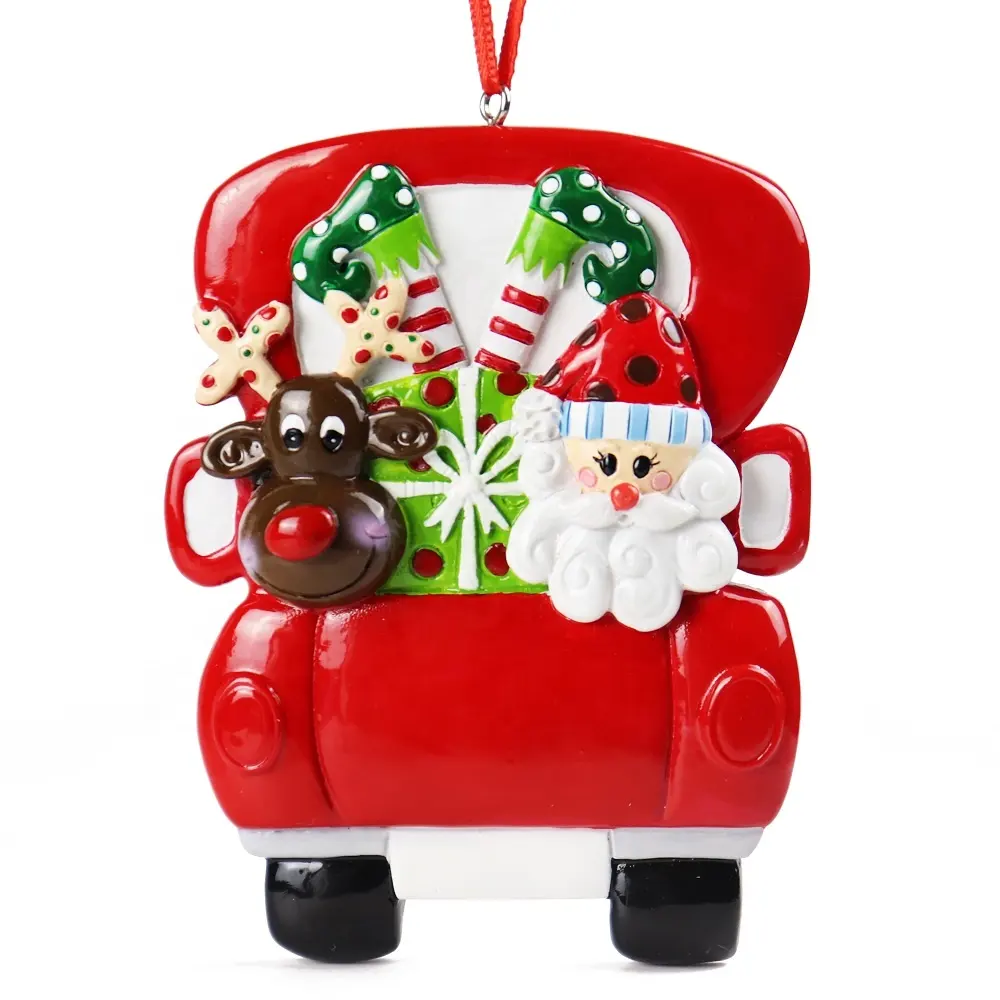 2023 Kerst Ornament Hanger Santa Voor Kerst Auto Standbeeld Hanger Voor Auto Kantoor Woondecoratie Op Maat