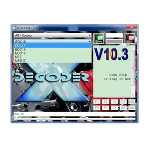 Xdecoder versión 10,3 con Unlimited Keygen DTC OFF Eliminar software DTC Remover Desactivar Error DTC Off de archivos ECU compatibles - Product Image 1