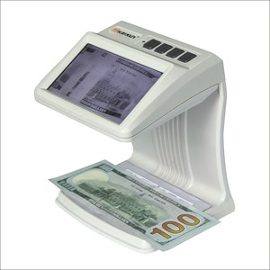 Máquina detectora de billetes automática práctica profesional Máquina contadora de valor de dinero IR multimoneda - Product Image 1