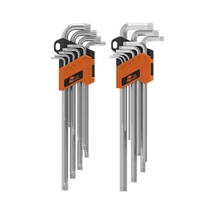 Taşınabilir ve sıcak satış 9 adet ekstra uzun kol CRV kolu altıgen anahtar Allen anahtarı anahtar seti Hex allen anahtarı - Product Image 3