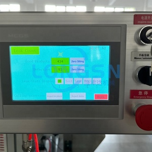 Prueba de fugas automatizada a precio de fábrica para contenedores de plástico, máquina detectora de fugas de botella de un solo cabezal - Product Image 5