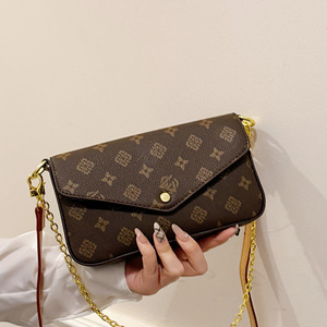 Thiết Kế Sang Trọng Của Phụ Nữ Cổ Điển Crossbody Messenger Túi Dây Đeo Duy Nhất Với Dây Kéo Đóng Cửa Thời Trang Sang Trọng Ví Dành Cho Phụ Nữ - Product Image 2