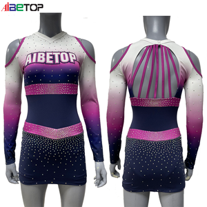 Tek durak Cheerleding üniforma ve uygulama kızlar Cheer rekabet için özel amigo formaları giymek - Product Image 2