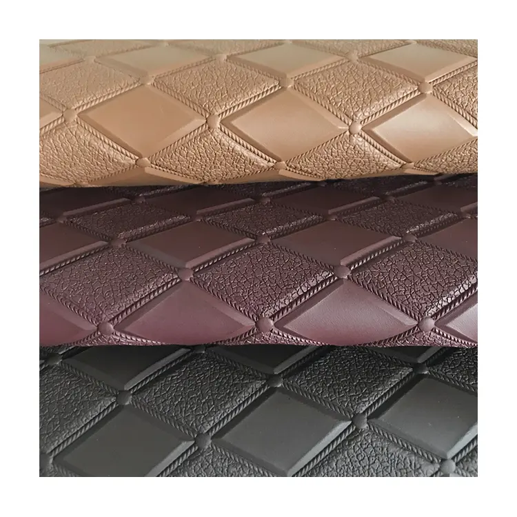 New design synthetic leather embossed leather for car upholstery fabric