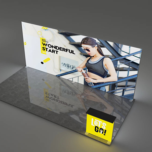 JiongChang Custom Printing SEG Led Backdrop Frameless Tension Fabric LED Light Box for Exhibition Event Trade Show - Product Image 1