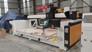 Автоматическая 5-осевая каменная Резка CNC 4 + 1 мостовая пила для резки плиты для обработки мраморной кухонной столешницы - Product Image 6