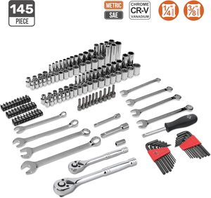 ชุดเครื่องมือซ็อกเก็ต145cs มืออาชีพ gtypro 1/4 ''& 1/2'' - Product Image 2