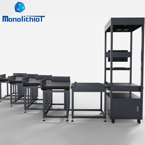 Express Logistic産業用ベルトコンベアシステム用MonolithIoTダイナミックDWS 8つの仕分けポートスキャン計量仕分け機 - Product Image 4