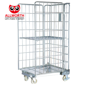 Quick <strong>Unloading</strong> 3-4 Sided Steel Material Large <strong>Loading</strong> Capacity Roll <strong>Container</strong> - Product Image 1