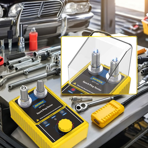 AUTOOL SPT101 probador de bujías 110V/220V Analizador de encendido de coche buena máquina detectora de plástico 12V herramientas de diagnóstico automático - Product Image 3