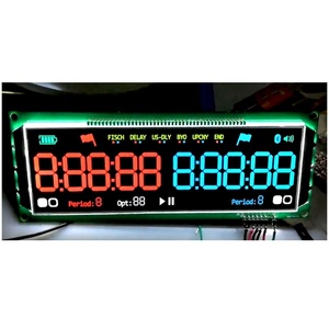 ROHS COB-Anzeige LCM-Farbbild schirm LCD-Modul SPI HT1621 BTN VA Benutzer definiertes Farbsegment LCD-SPI mit Metallstift - Product Image 2