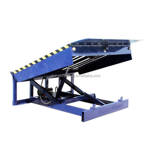 Color personalizable de fábrica y capacidad de carga muelle de carga 6-15T nivelador de muelle estacionario hidráulico con 0,55-1,6 M - Product Image 2