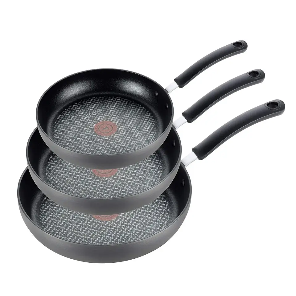 3 PCS Fry Pan Set Black Nonstick Coating Kitchenware for Promotion Cookware sets Egg Pan