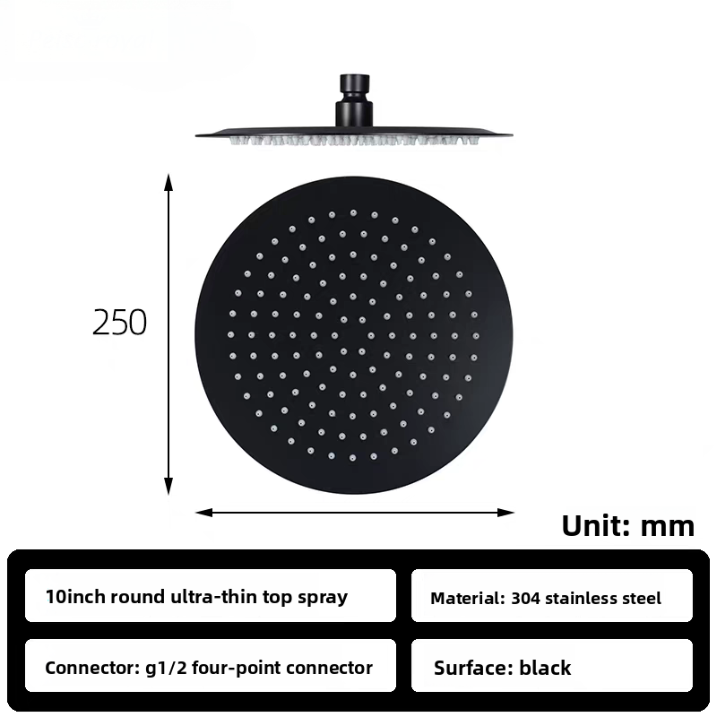 Black round