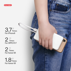 Yoobao P10T 10000mAh Compact Portable <strong>Charger</strong> Customizable Two Input Two Output Power Bank - Product Image 4