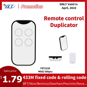 YET2228 2024 yeni varış 433M 4 düğme kablosuz garaj evrensel uzaktan kumanda - Product Image 2