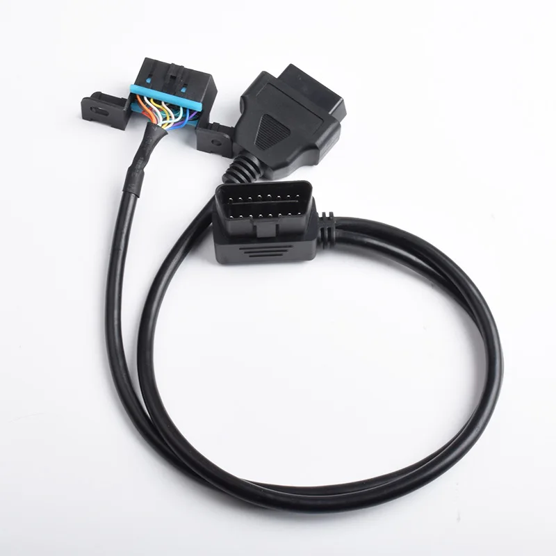 16 pin 16 core Automotive OBD2 1 to 2 extension cable general interface OBD connecting wire special harness cable