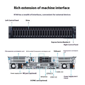 Venta caliente Poweredge R760 Tower Server 2U Rack Server Network Cloud Computing Servers - Product Image 6