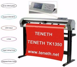 Teneth высокой точности TK-1350 бумажный автомат для резки с удобная складная панель управления/виниловый резчик плоттер совместим с - Product Image 5
