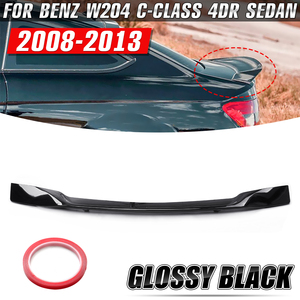 <strong>Trunk</strong> Spoiler Compatible with 2008-2014 Mercedes Benz <strong>C</strong>-Class W204 Sedan (R Style) - Product Image 4