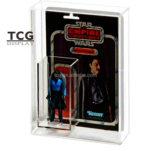 TCG temizle UV koruma akrilik durumda slayt kapak tasarımı ile Star Wars GI Joe Indiana Jones rakamlar akrilik vitrin - Product Image 1