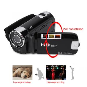 Full HD 16 milyon piksel DV kamera dijital Video kamera ekran dijital Zoom ile gece çekimi Zoom Vlog kamera - Product Image 2