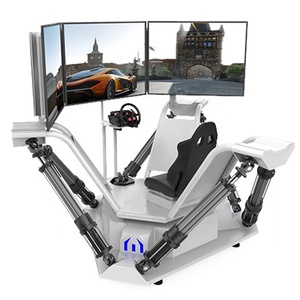 Equipo de simulación de conducción de realidad Virtual, simulador de conducción de carreras de tres pantallas, 9DVR, oferta - Product Image 3