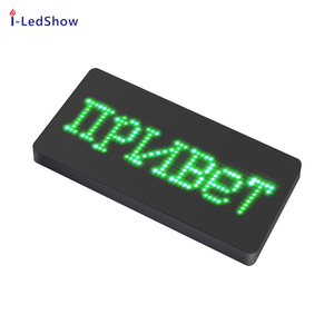 USB Перезаряжаемый светодиодный внешний аккумулятор, цифровые сообщения, прокручивающийся светодиодный экран, плата внешнего аккумулятора, продажа с завода, дешевый светодиодный внешний аккумулятор - Product Image 1