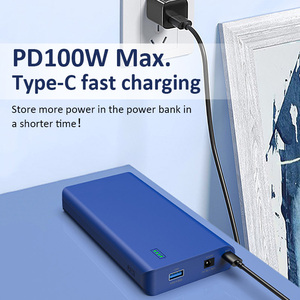 ラップトップ/ディスプレイ/ルーター/WIFI/スイッチ/ラズベリーパイ用PD100W QC18W 12V3A DC 13000mAhポータブルリチウムイオンパワーバンク - Product Image 3