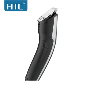 HTC AT-538 אלחוטי נטענת חשמלי שיער גוזז חותך T-להב אפס חיתוך שיער גוזם באינטרנט מכירה לוהטת