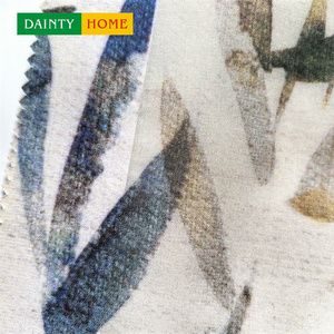 Sang Trọng Mực Rửa Lá Thiết Kế Thông Minh Tự Động 3D In Màn Vải Cửa Sổ Rèm Cửa Tuyệt Sang Trọng Cho Phòng Khách - Product Image 3