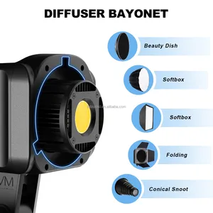 Gvm ไฟมือถือ LED คุณภาพสูง80W SD80D อย่างเป็นทางการพร้อมซอฟต์บ็อกซ์สำหรับใช้ในการถ่ายภาพและวิดีโอการควบคุมแสงแอป - Product Image 5