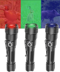 Multi funzionale telescopico Zoom 4 colori tattico LED torcia USB ricaricabile astronomia caccia pesca UV controllare la luce della torcia - Product Image 3