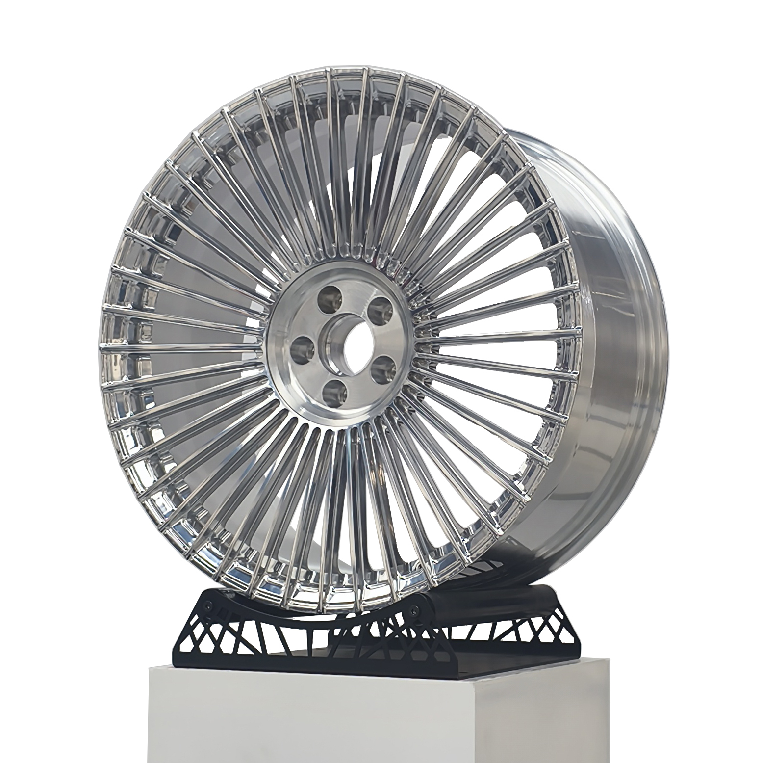 Monobloc en argent poli
