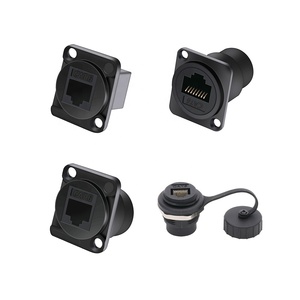 Conector de chasis tipo D RJ45 DIN VGA USB 6,35 MM 3,5 MM RJ11 RCA BNC Tipo-C LC Conector de fibra óptica - Product Image 1