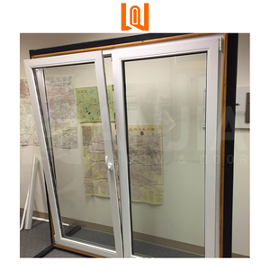 Nfrc מוסמך nfrc חלון זכוכית גדול pvc casement חלונות בית נדנדה הטיה ולהפוך חלון