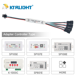 Mini SPI sinyal amplifikatörü için 3 Pin WS2812B WS2811 SK6812 adresli rüya renk piksel LED şerit işıklar - Product Image 3