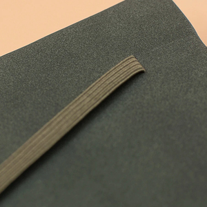 Tùy chỉnh 100 tấm chương trình nghị sự kế hoạch Tạp Chí máy tính xách tay A5/A6 kinh doanh Nhật Ký bìa cứng đàn hồi ban nhạc PU mềm da yên - Product Image 5