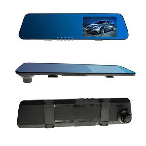 New Mirror Dash Cam 1080P 4.3&quot; Full HD Touch Dual Lens Rear View Night Vision for Car Dvr <strong>Camera</strong> - Product Image 5
