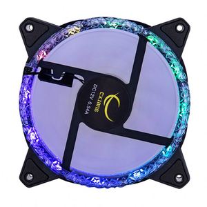 Ventilador de refrigeración con diamantes de hielo RGB, cambio de color, iluminación de escritorio, funda de ordenador - Product Image 1