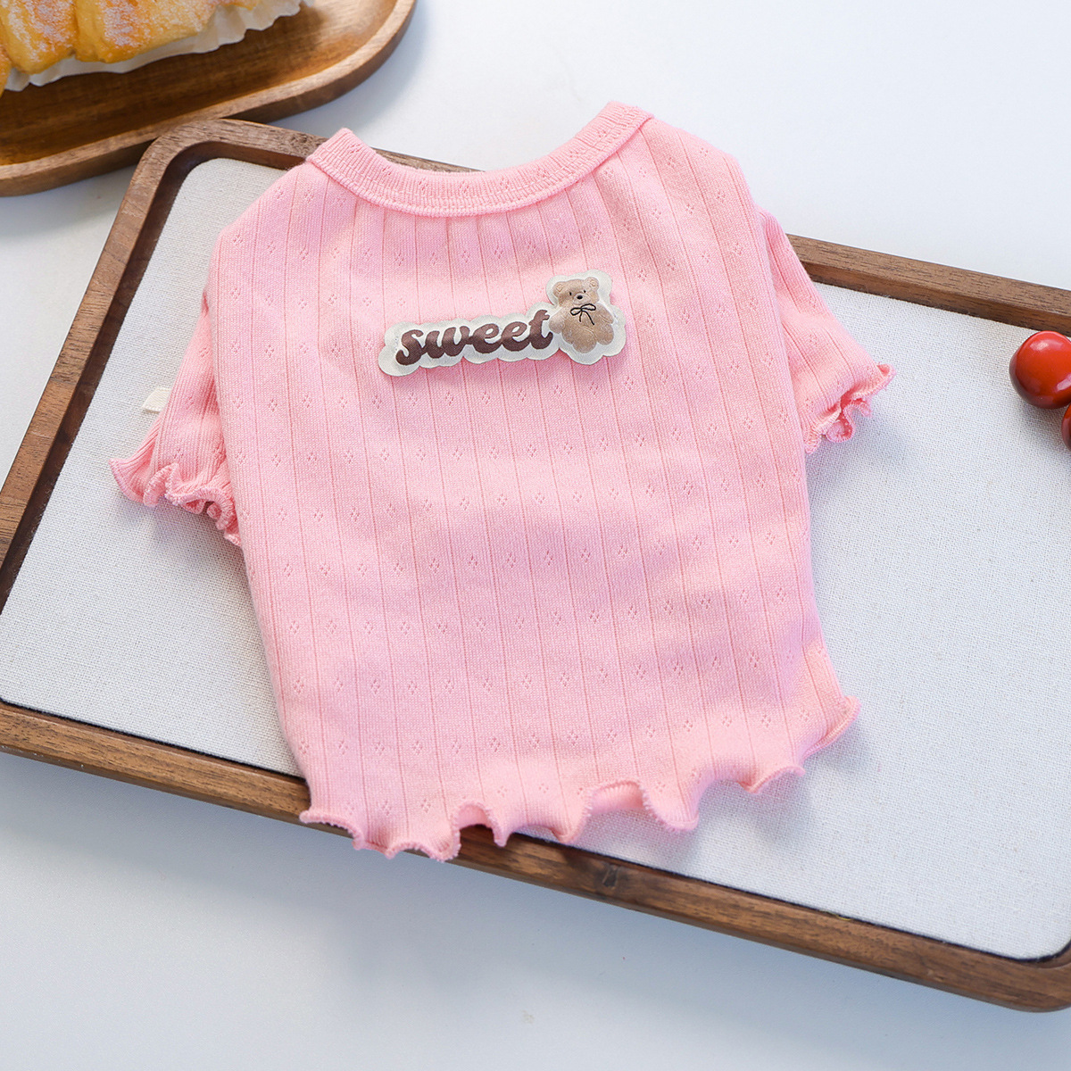 Suéter de punto Sweet Bear - Rosa