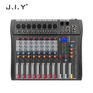 OEMプロフェッショナルコンソールMP3コンピューター入力内蔵99リバーブエフェクト8チャンネルプロフェッショナルオーディオミキサー - Product Image 6